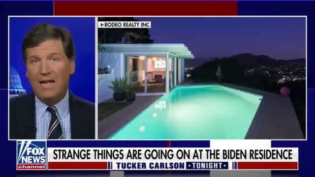 Tucker Carlson Strange things are going on at the Biden residence #shorts