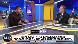 Piers Morgan & Ben Shapiro DEFEND Andrew Tate LIVE