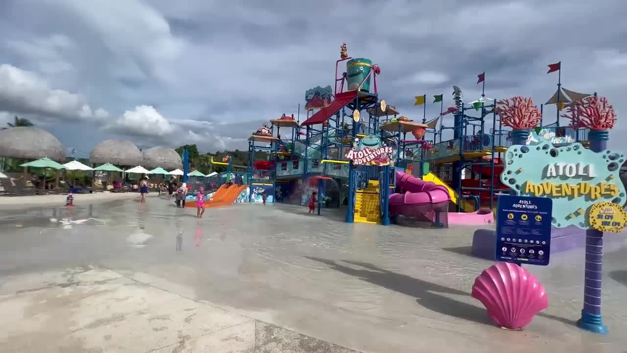 SHE LOST HER BIKINI TOP AT A WATER PARK IN PHUKET THAILAND