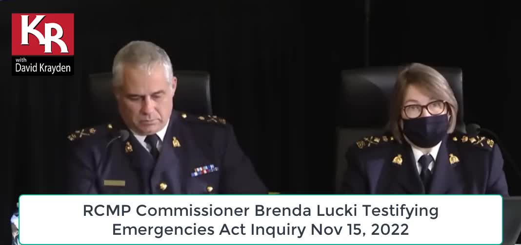 Did RCMP Commissioner Lucki throw Trudeau under the bus?