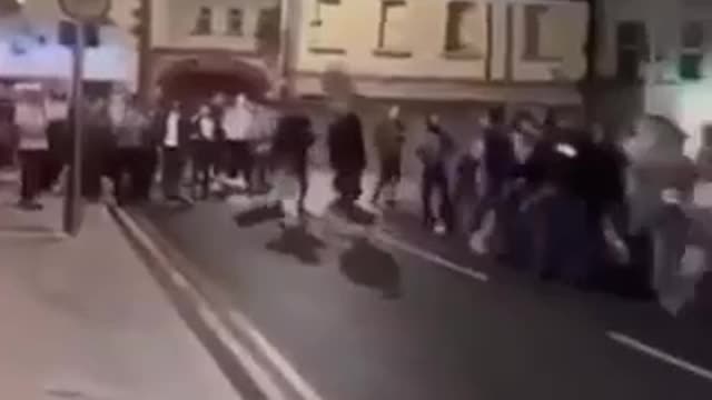 Irish teenagers clashed with migrant men who harassed young girls