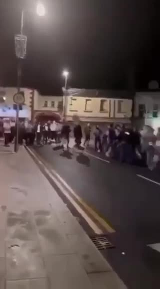 Irish teenagers clashed with migrant men who harassed young girls