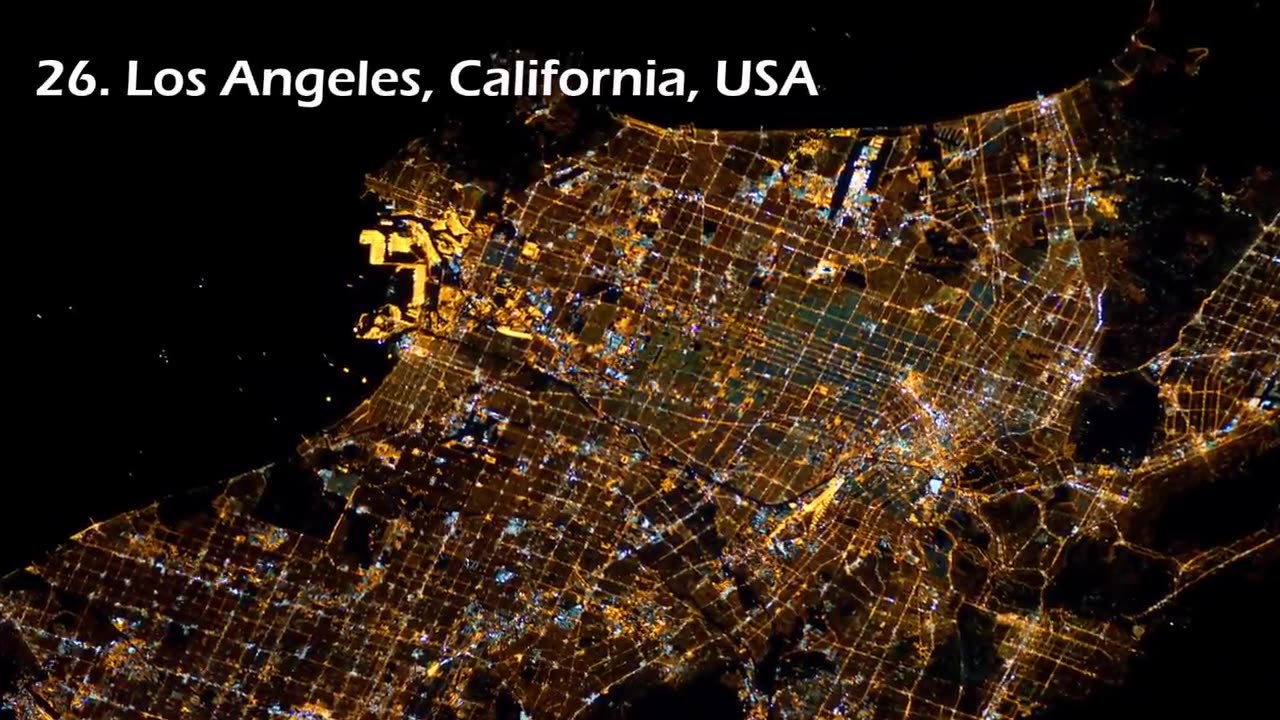 Top 50 City Lights Seen From Space