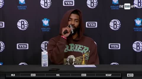 Kyrie Irving: "I'm not going to stand down anything that I believe in."