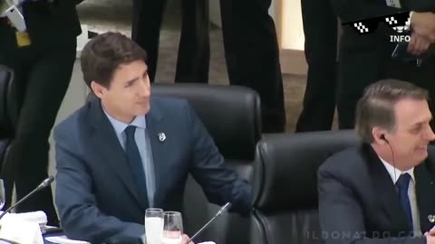 Bolsonaro vs. WEF Young Global Leader Puppet Trudeau