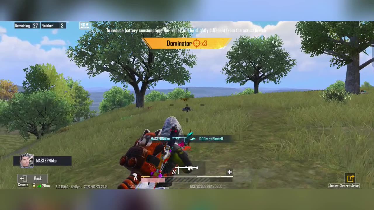 Mg 3 god in bgmi