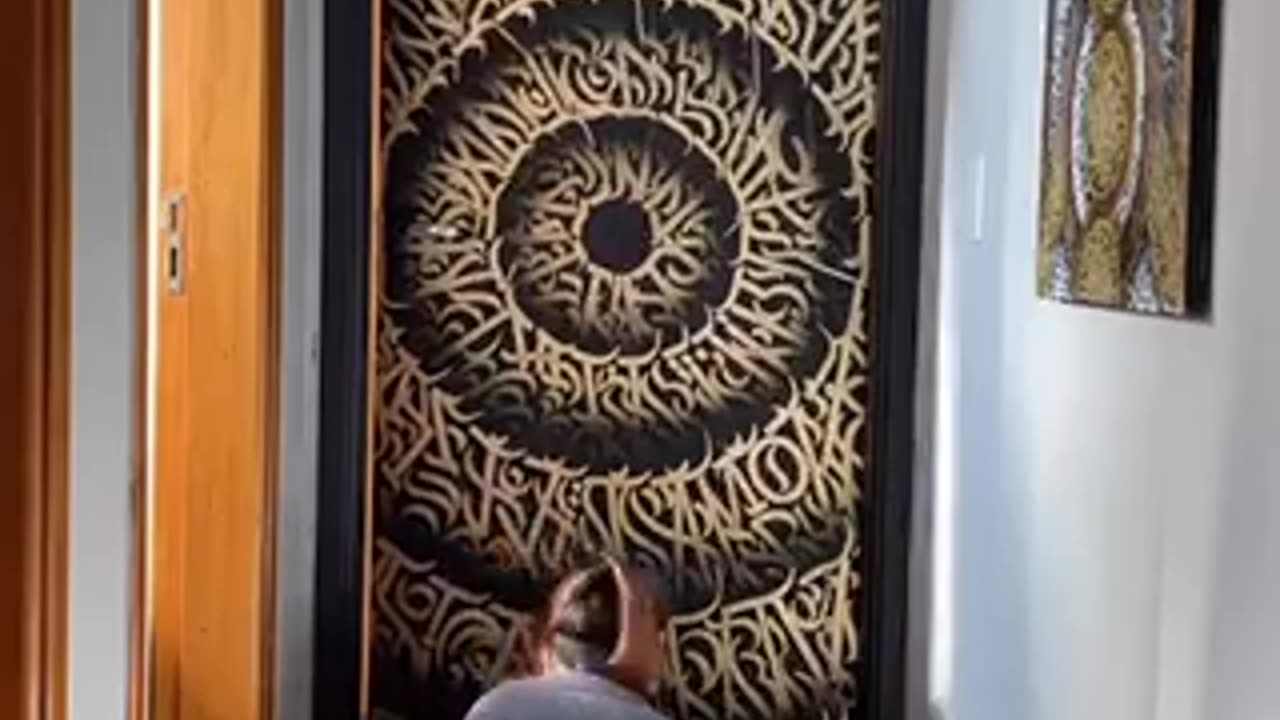 Aesthetic drawings | Painting Door | Wow | Unbelievable