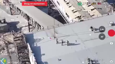 Soldiers of the 114th Brigade raised the banner over the factory building in Avdeevka.