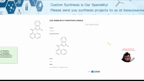 cas: 109555-87-6 1'-Naphthoyl Indole