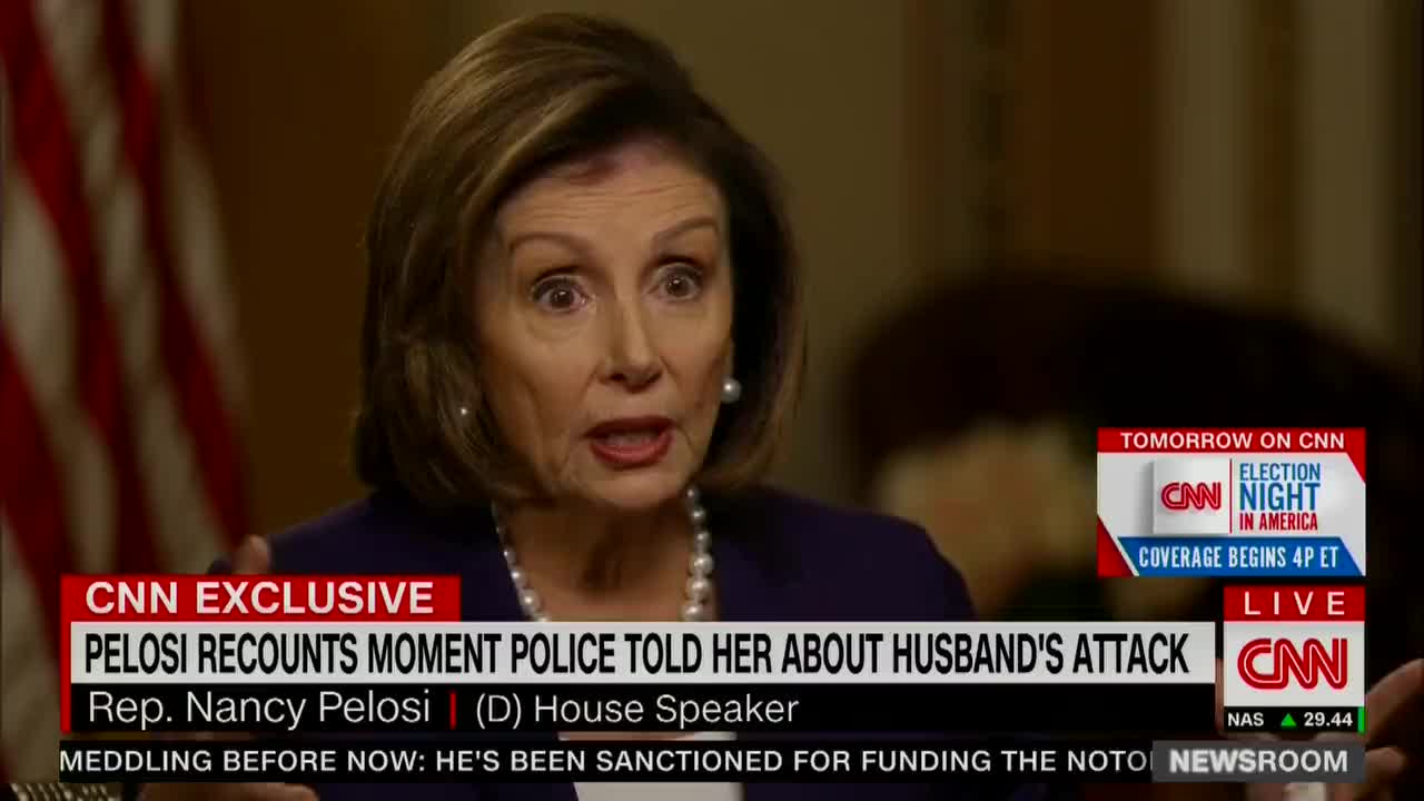 BREAKING: Nancy Pelosi Describes Moment She Found out Her Husband Had Been Attacked