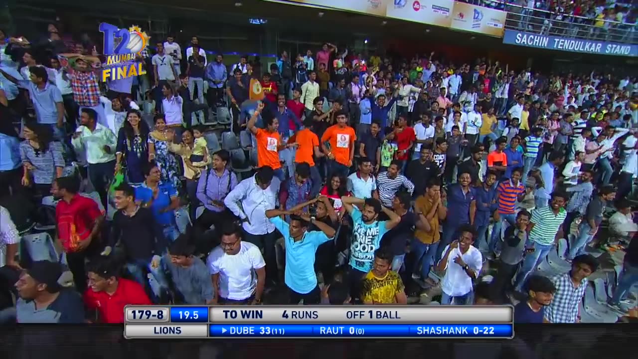 Cricket match thriller