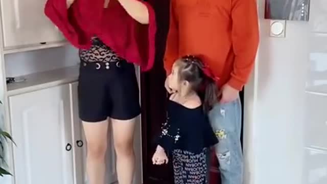 Really Funny Cute Couple With Their Adorable Daughter