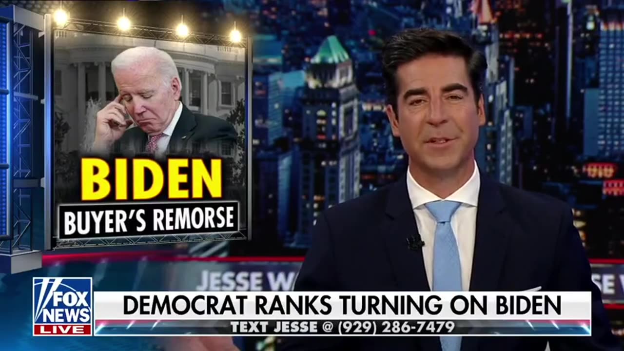 Watters: Buyer's Remorse Is Rippling Through The Democrat Ranks