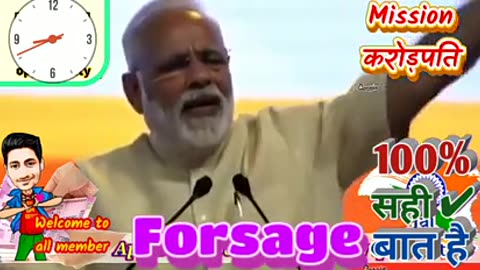 Forsage business earning plan by PM Modi.