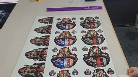 Making Skull Decals For Amazon!