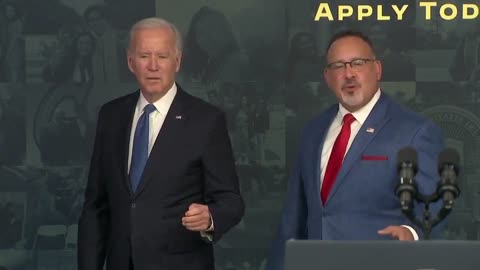 Someone accidentally clicked the PAUSE button on biden