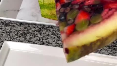 Water melon with mix fruit