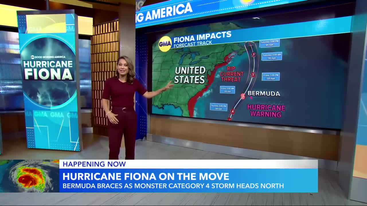 Hurricane Fiona churns northward l GMA