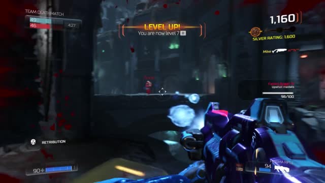 Doom (Switch) Online Team Deathmatch on Argent Breach (Recorded on 4/21/18)