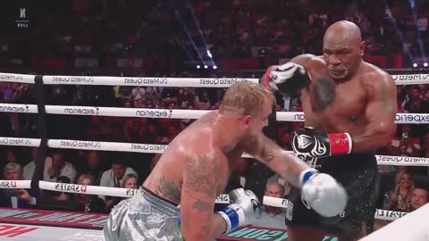 Jake Paul vs Mike Tyson Fight Highlights _ #PaulTyson