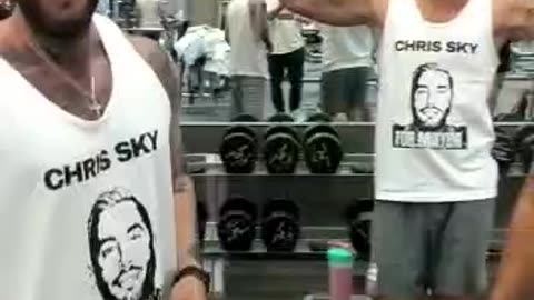 Chris Sky: Coach Vlad With Behzad And Chris Sky LA Fitness Don Mills💥🔥😎