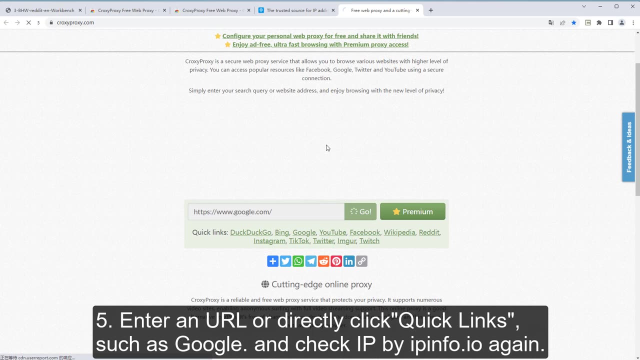 How To Use Free CroxyProxy to Unblock Youtube