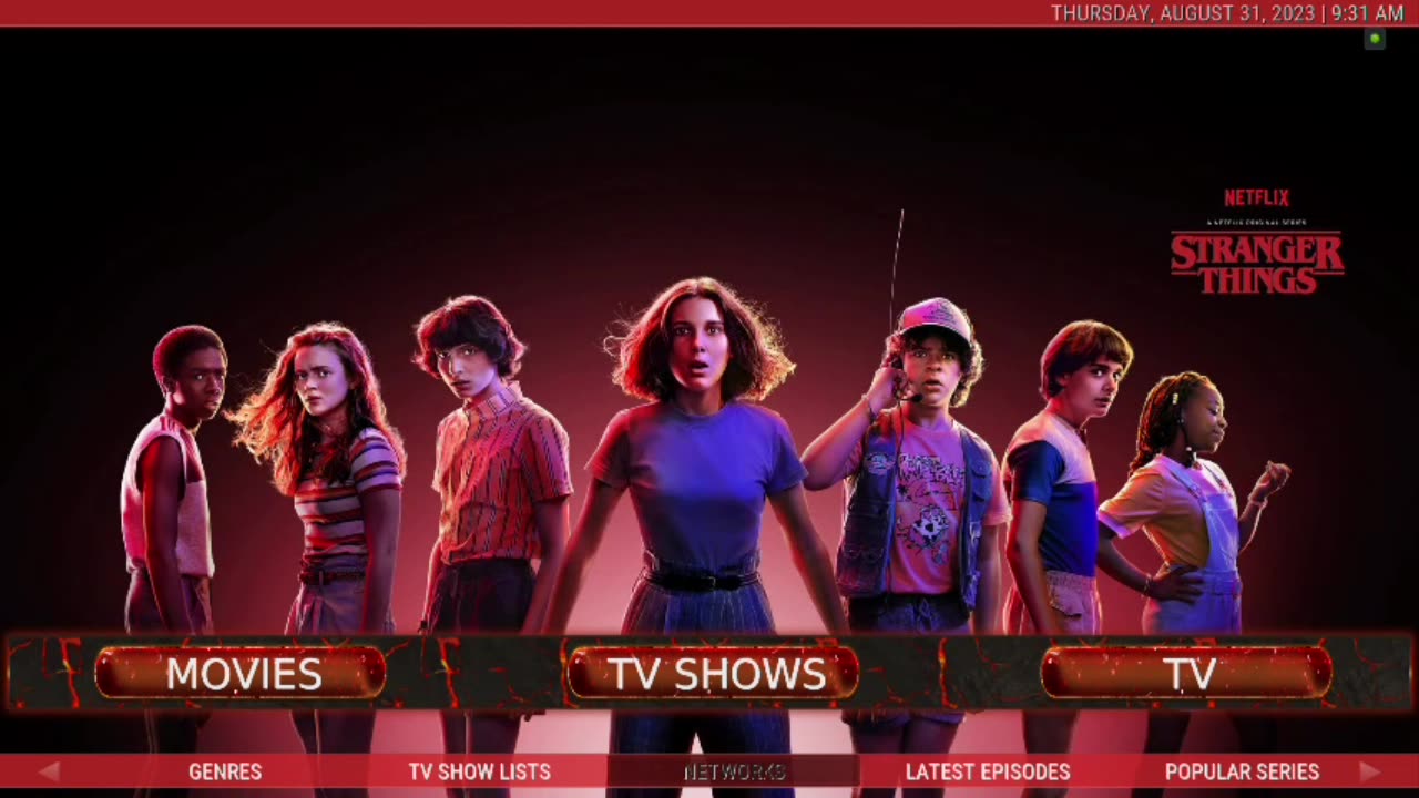 Stranger Things Kodi Build and 20.2 Fork