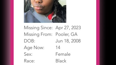 Missing 14yr old