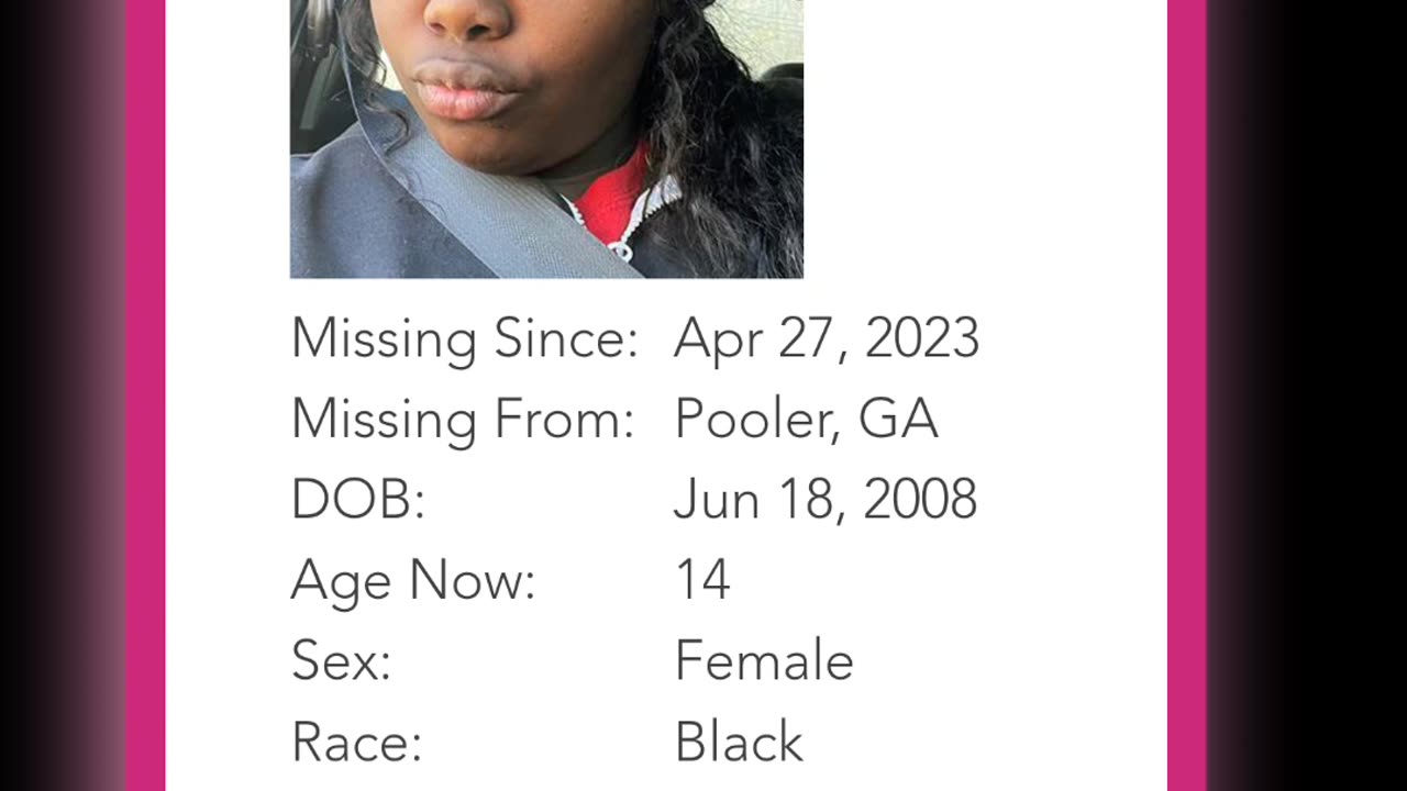 Missing 14yr old