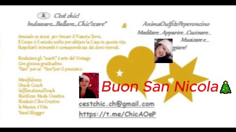 Buon Santa Claus/San Nicola🎅🏽 da #cestchic_aop_m_v