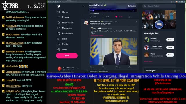 2022-03-18 00:14 EDT - The MAGA Mullet Show: with MagaSwaga