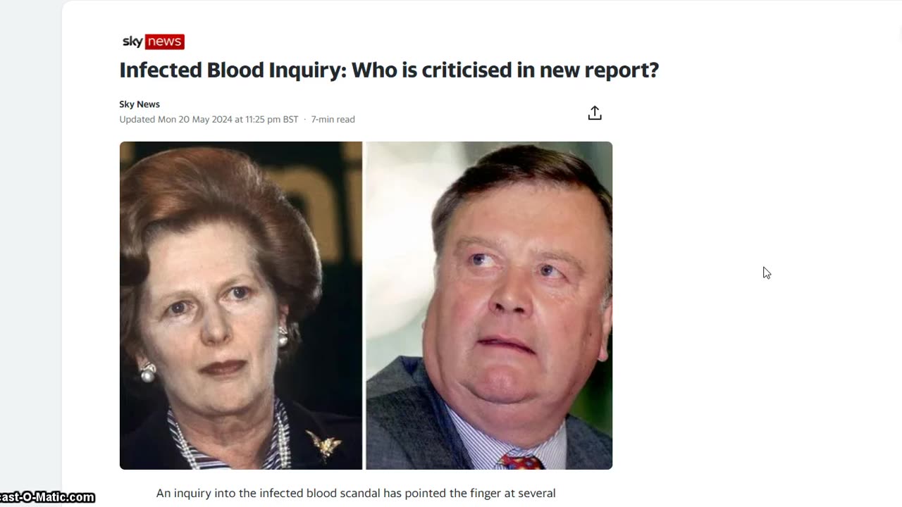 Government admit to infecting the public decades later