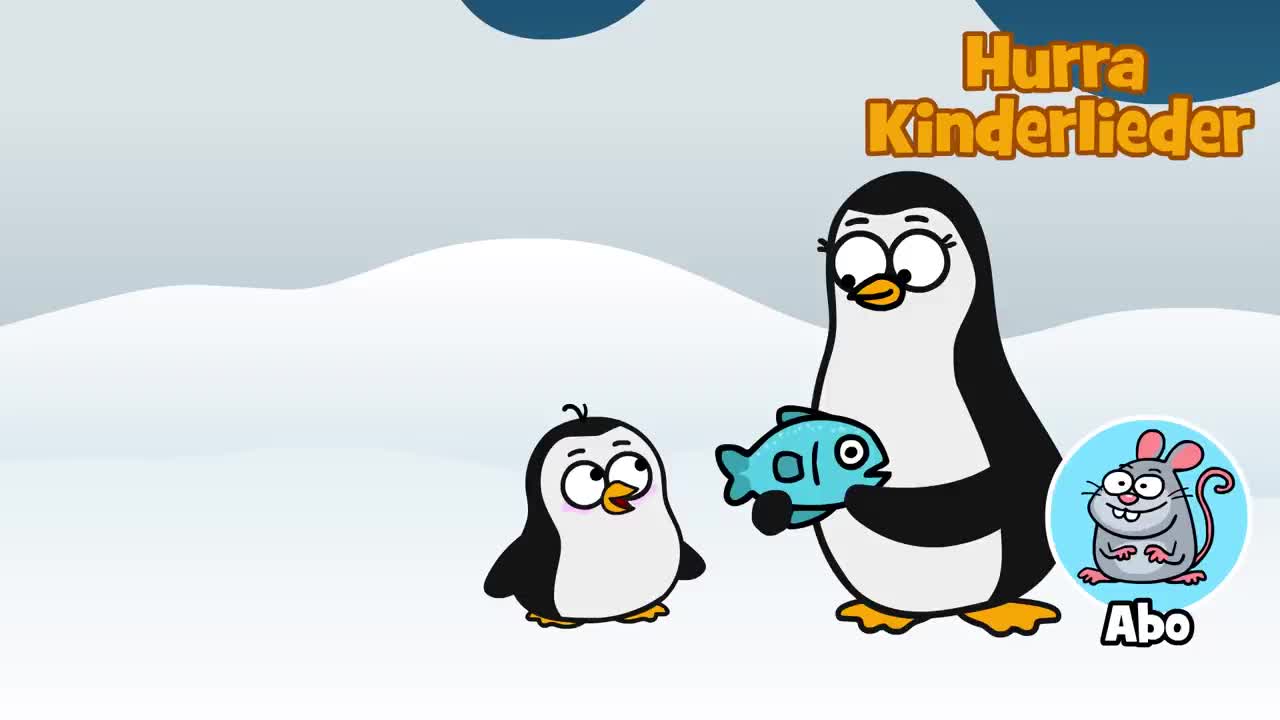 ♪ ♪ Kinderlied Pinguin - Ich bin ein kleiner Pinguin - Hurra Kinderlieder