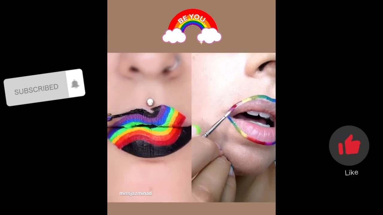 Skincare Tiktok Routine, #LipstickTutorials Amazing Lipstick art 💄👄