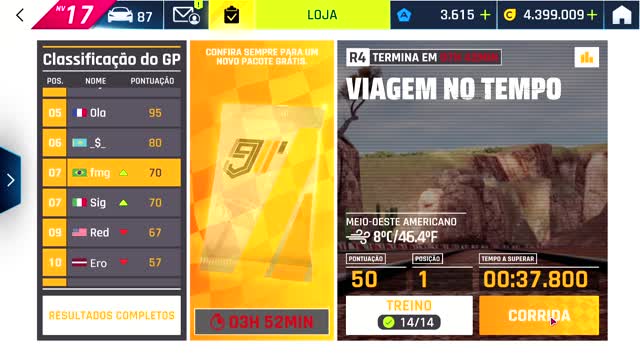 Asphalt 9: Arash AF8 Falcon Edition Grand Prix Rodada 4 - Meio Oeste- 2⭐️Última Chance