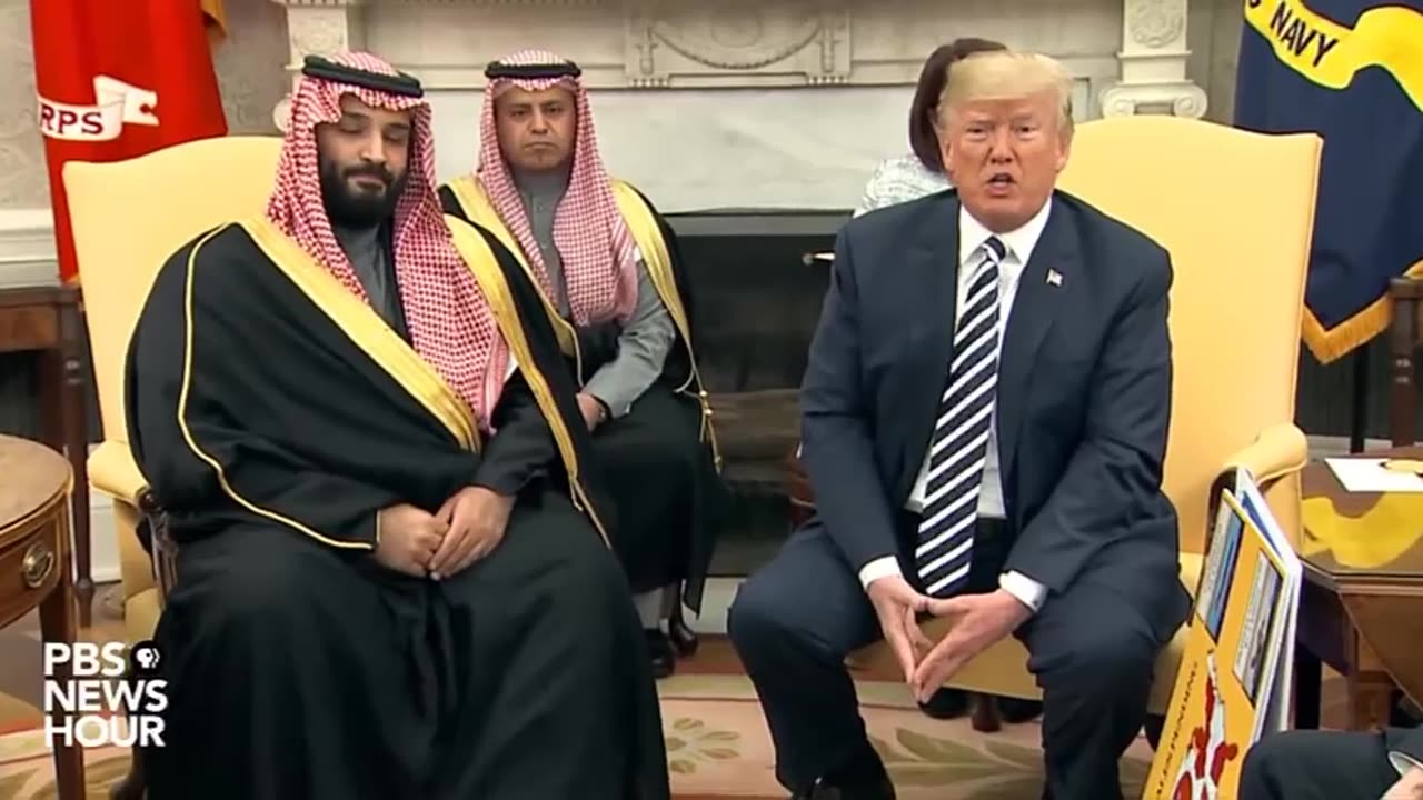 press conference that President Trump held with Saudi Crown Prince