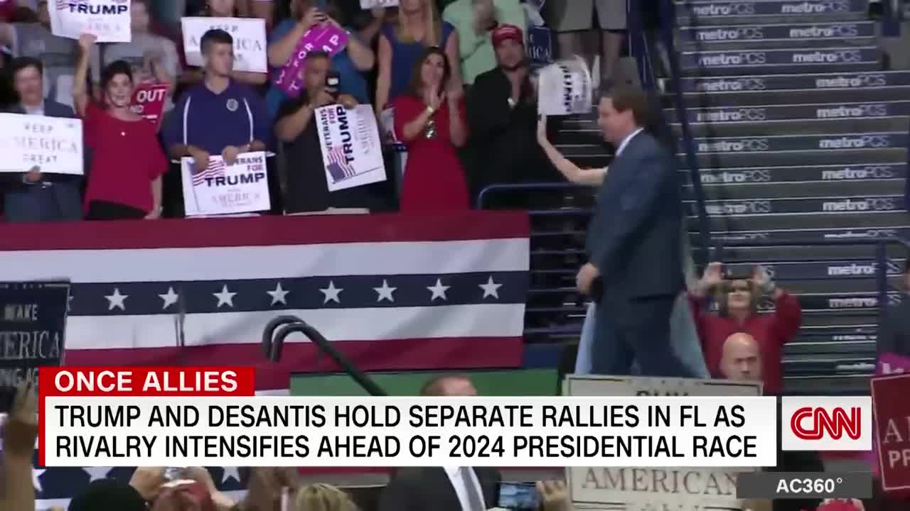 Trump and DeSantis rivalry spills into public view