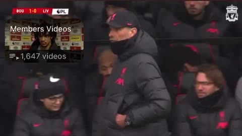 Liverpool. 0 vs Bournemouth 1