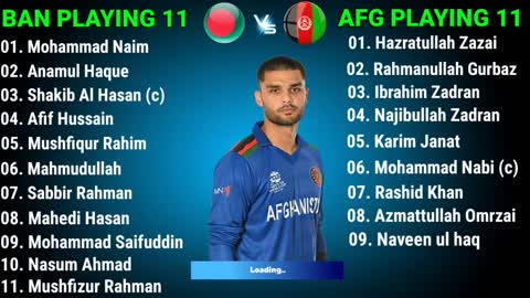 Asia Cup 2022 Bangladesh vs Afghanistan Match 2022 Ban vs Afg team final playing 11