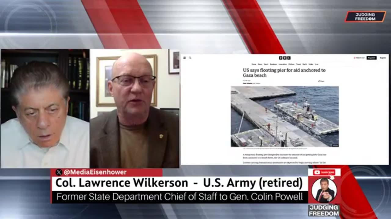 Judging Freedom - Col. Lawrence Wilkerson: Blinken Shreds Guitar, IDF Shreds Rafa.