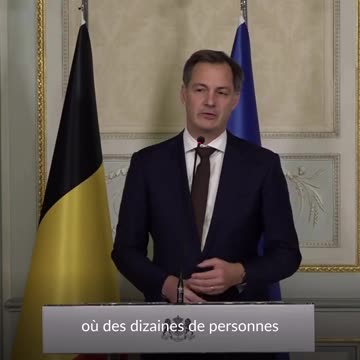 The Belgian Prime Minister says Israel’s airstrikes against Gaza "are disproportionate"