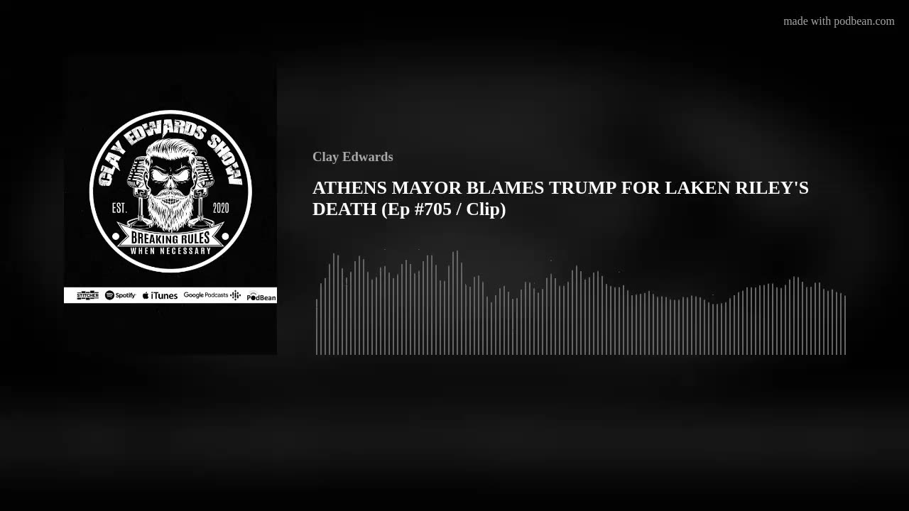 ATHENS MAYOR BLAMES TRUMP FOR LAKEN RILEY'S DEATH (02/29/24)