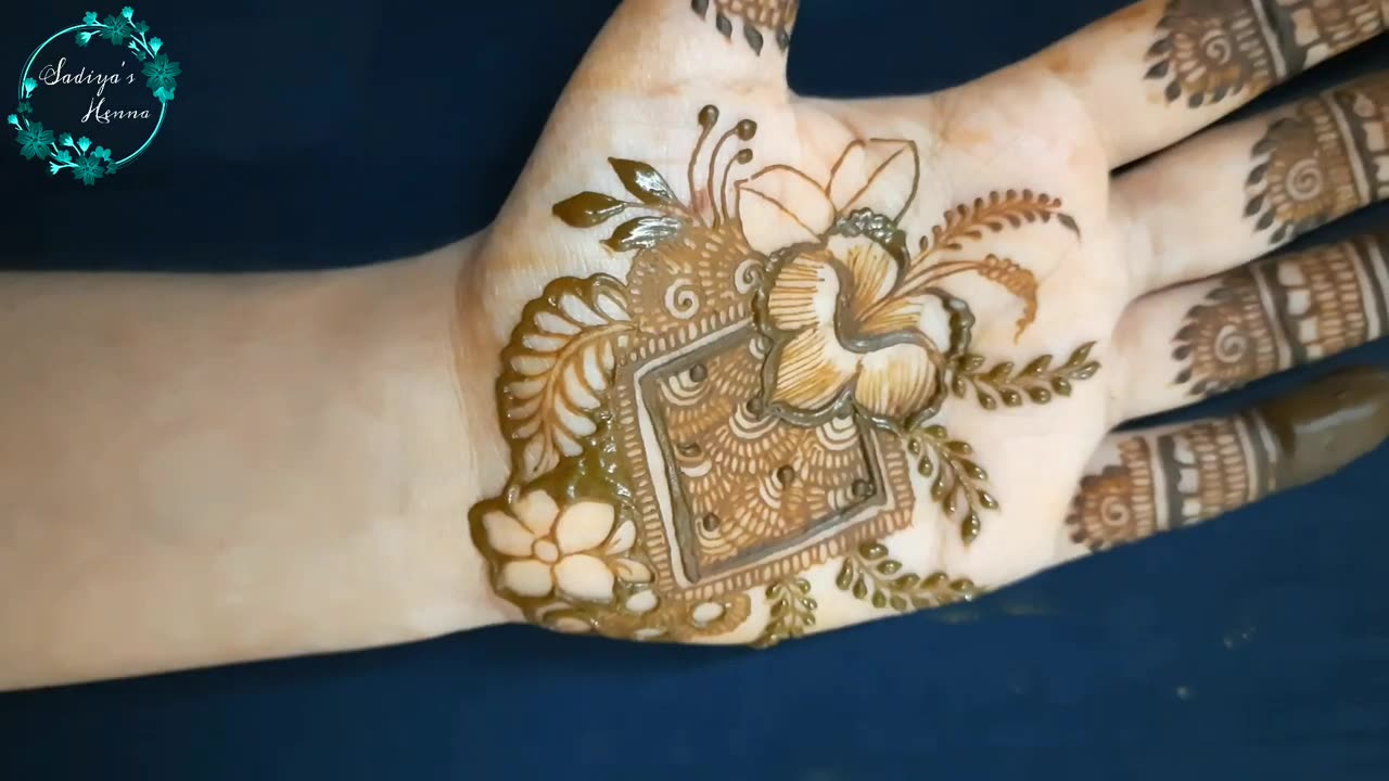 Mehndi class 22 | Easy front hand mehndi design | Mehndi | Mehndi tutorial | full mehndi course