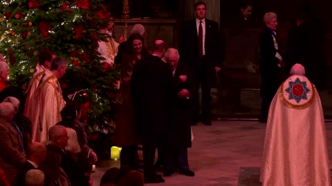 Royals attend Westminster Abbey carol service