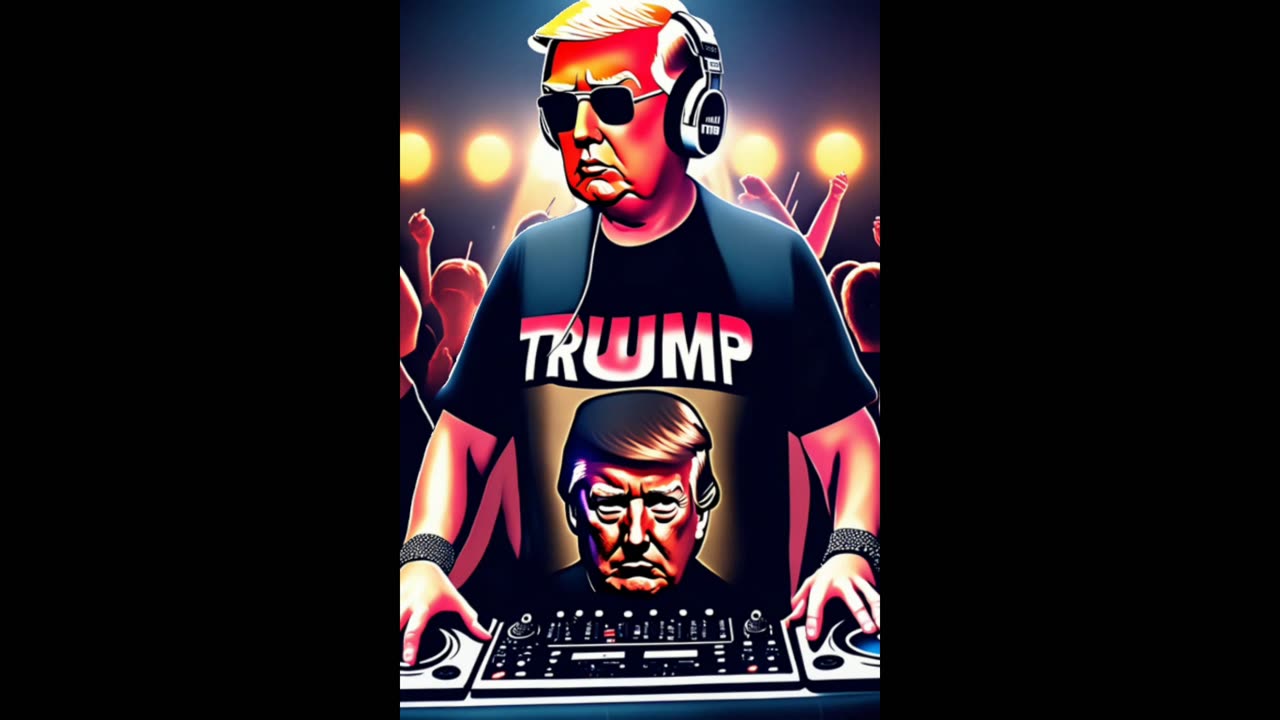 [AI art] Trump as your DJ at the Party