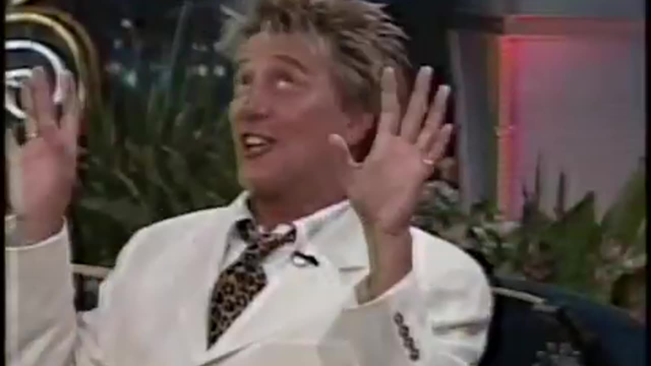 June 4, 1998 - Rod Stewart Chats with Jay Leno