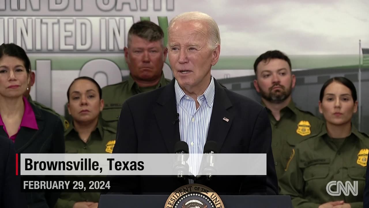 Biden delivers message directly to Trump about the border. Hear what he said