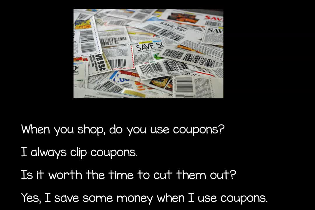 When you shop, do you use