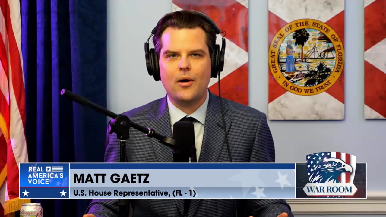 Matt Gaetz: "We are working to reduce crime, and we are working to secure the border."