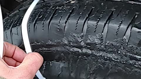 Zip Ties as snow tires